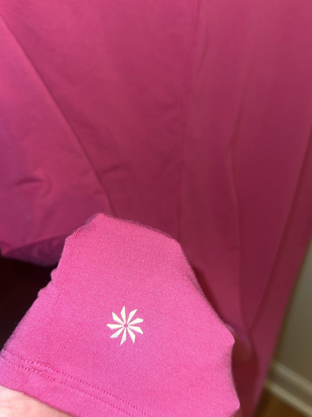Athleta Raspberry Short Sleeve Crew Tee - Picture 3 of 3